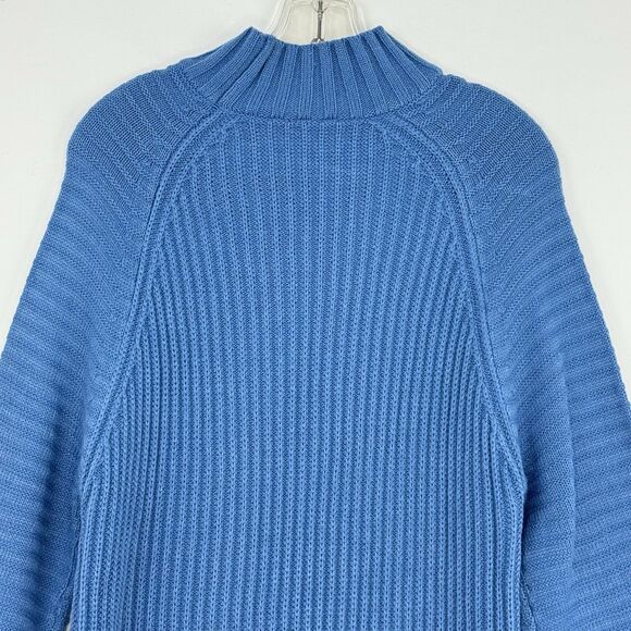 Women’s Knitted Dress Ladies Turtleneck Long Sleeve Mini Sweater Dress Size M/L - Picture 11 of 16